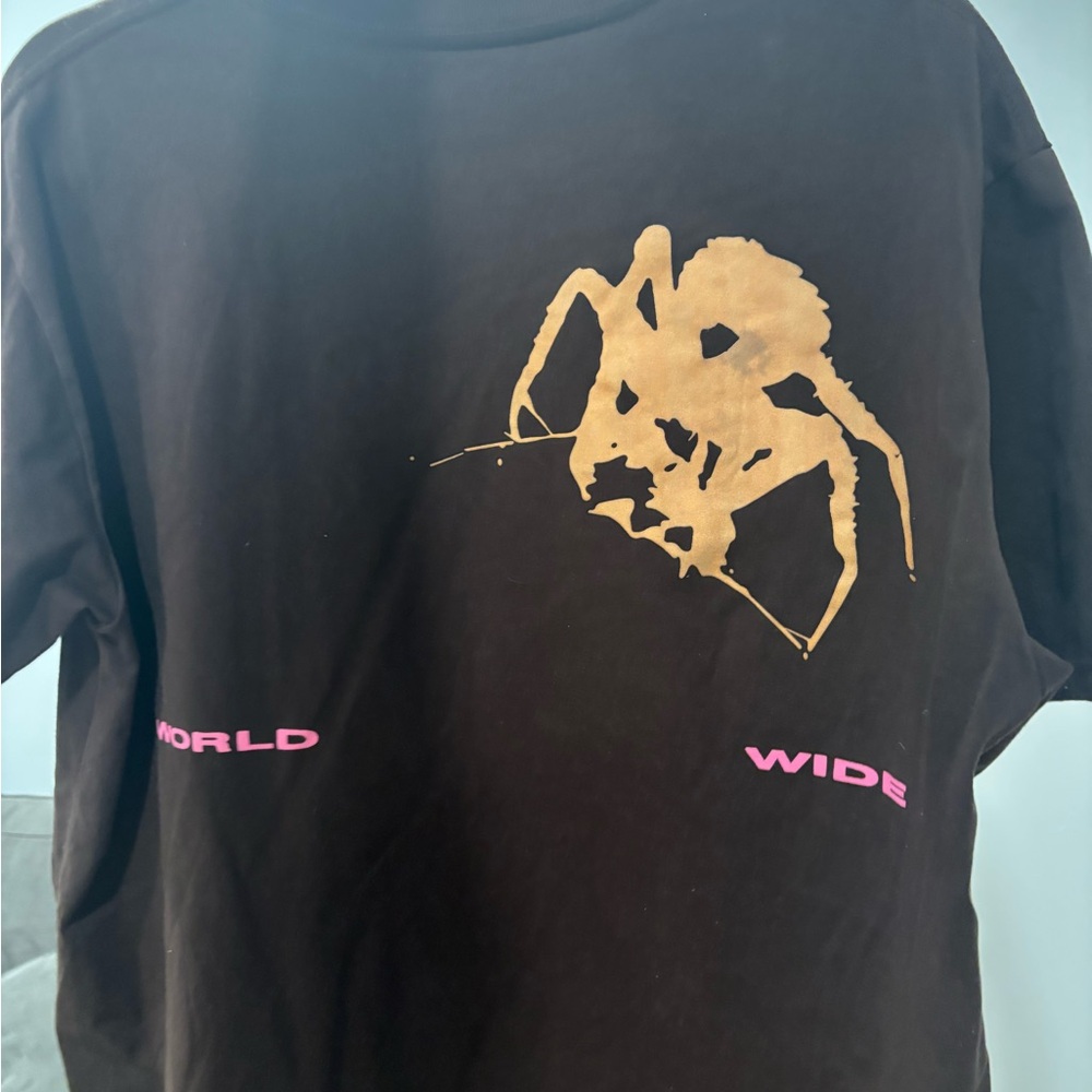 Spider World Wide Brown Graphic Tee